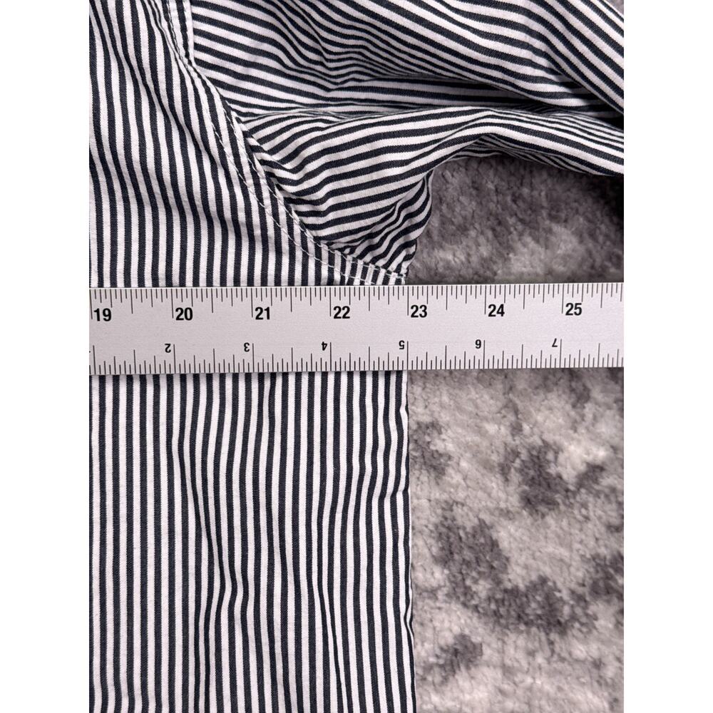 J Crew Etienne Oversized Shirt XXS Womens Oxford Striped Long Sleeve - Picture 4 of 9